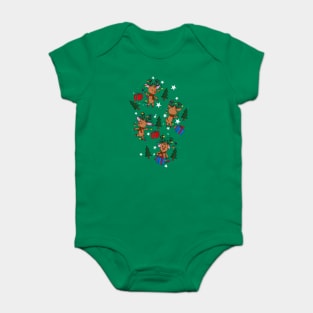 Reindeer dance Baby Bodysuit